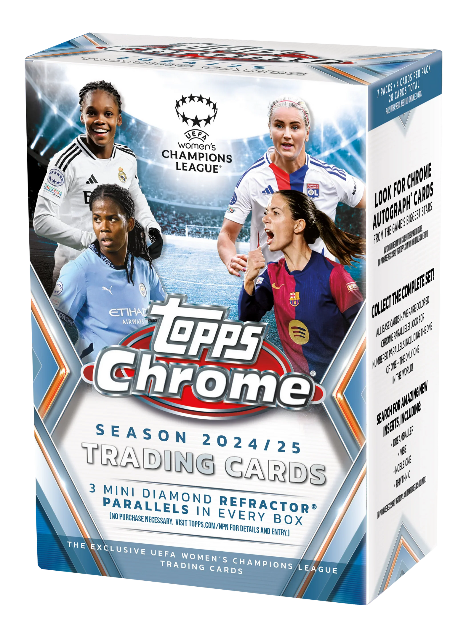 Topps Chrome UEFA Women's Champions League 2024/25 - Value Box