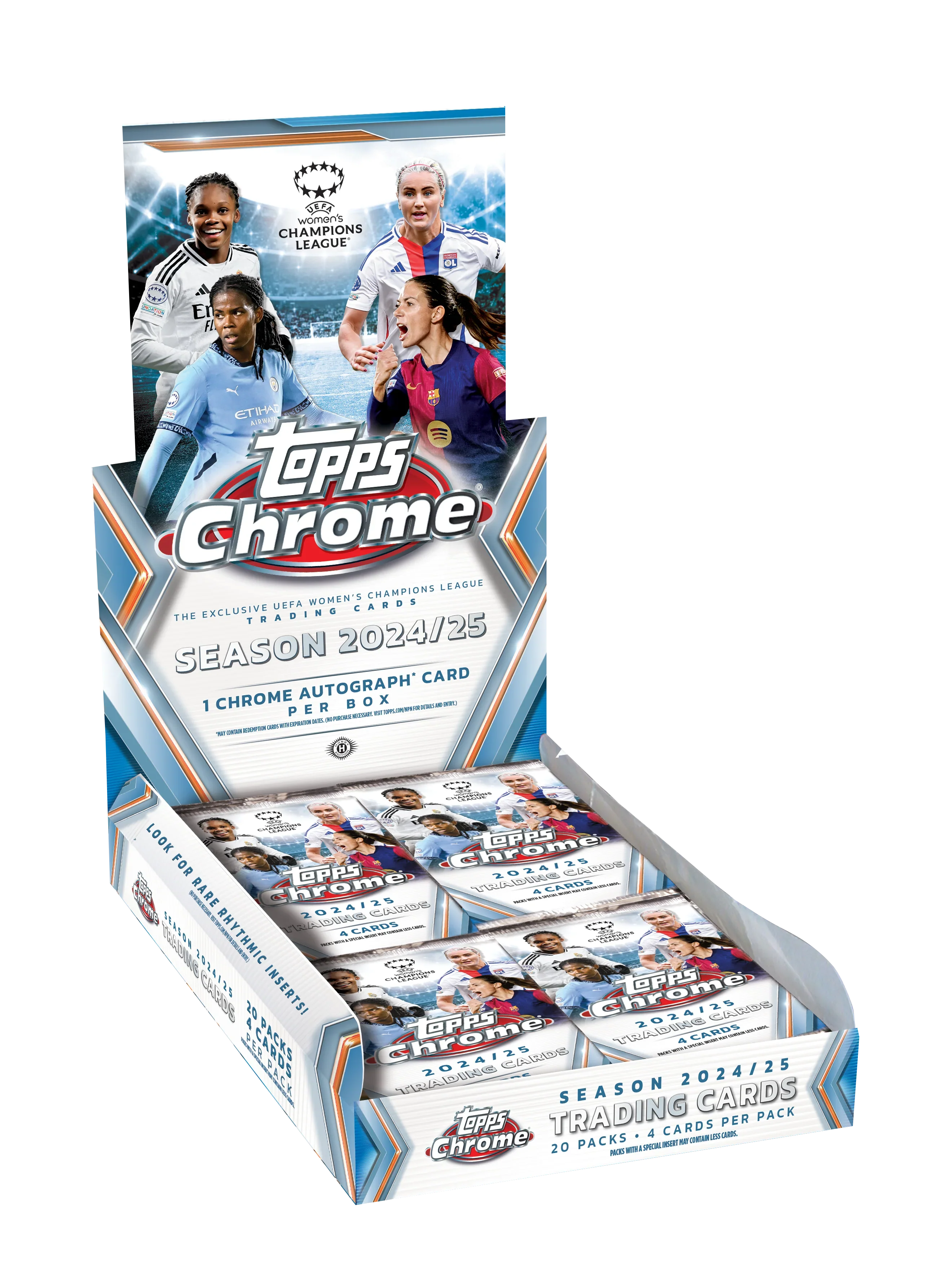 Topps Chrome UEFA Women's Champions League 2024/25 - Hobby Box