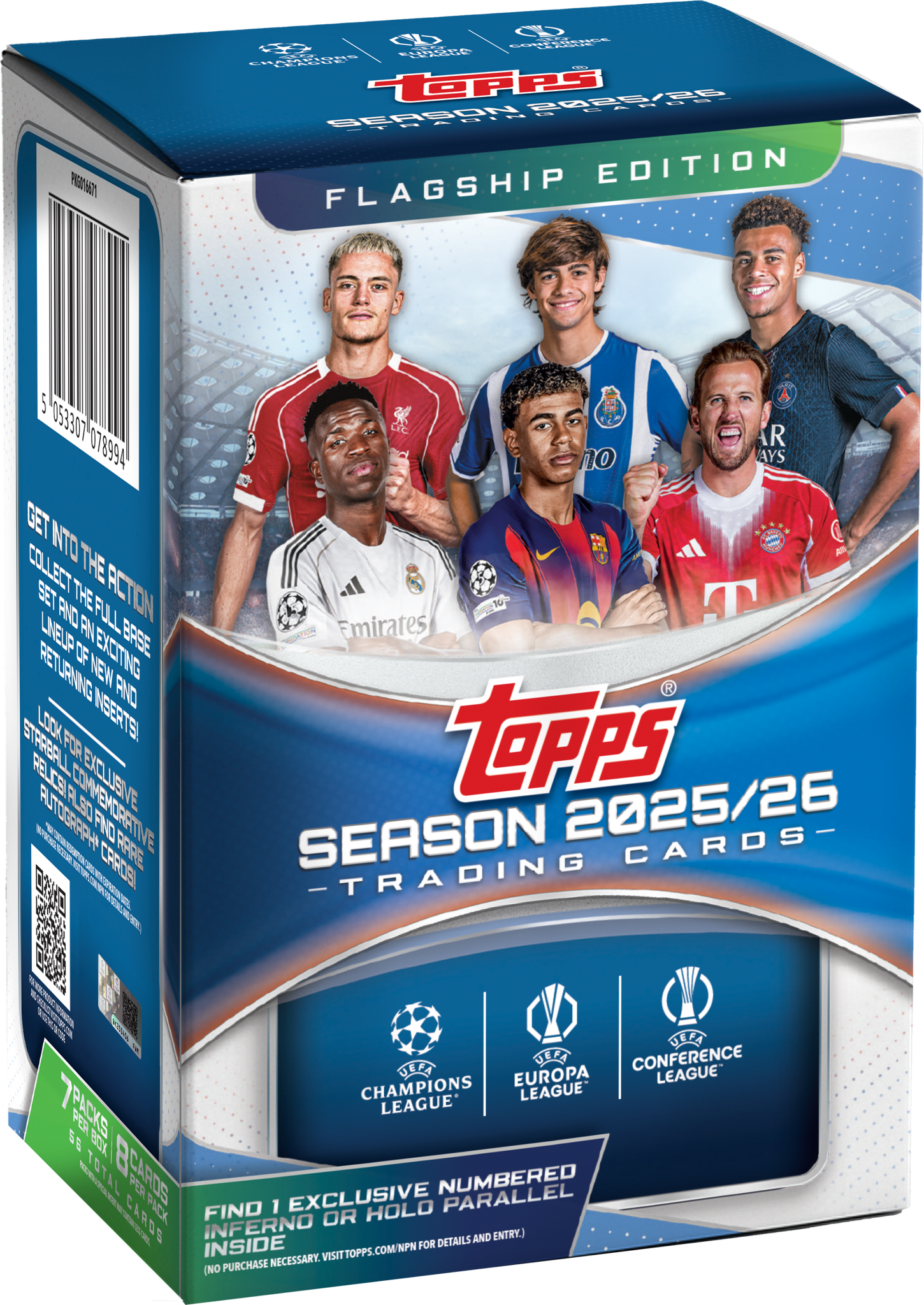 Topps UEFA Club Competitions Flagship 2025/26 - Value Box