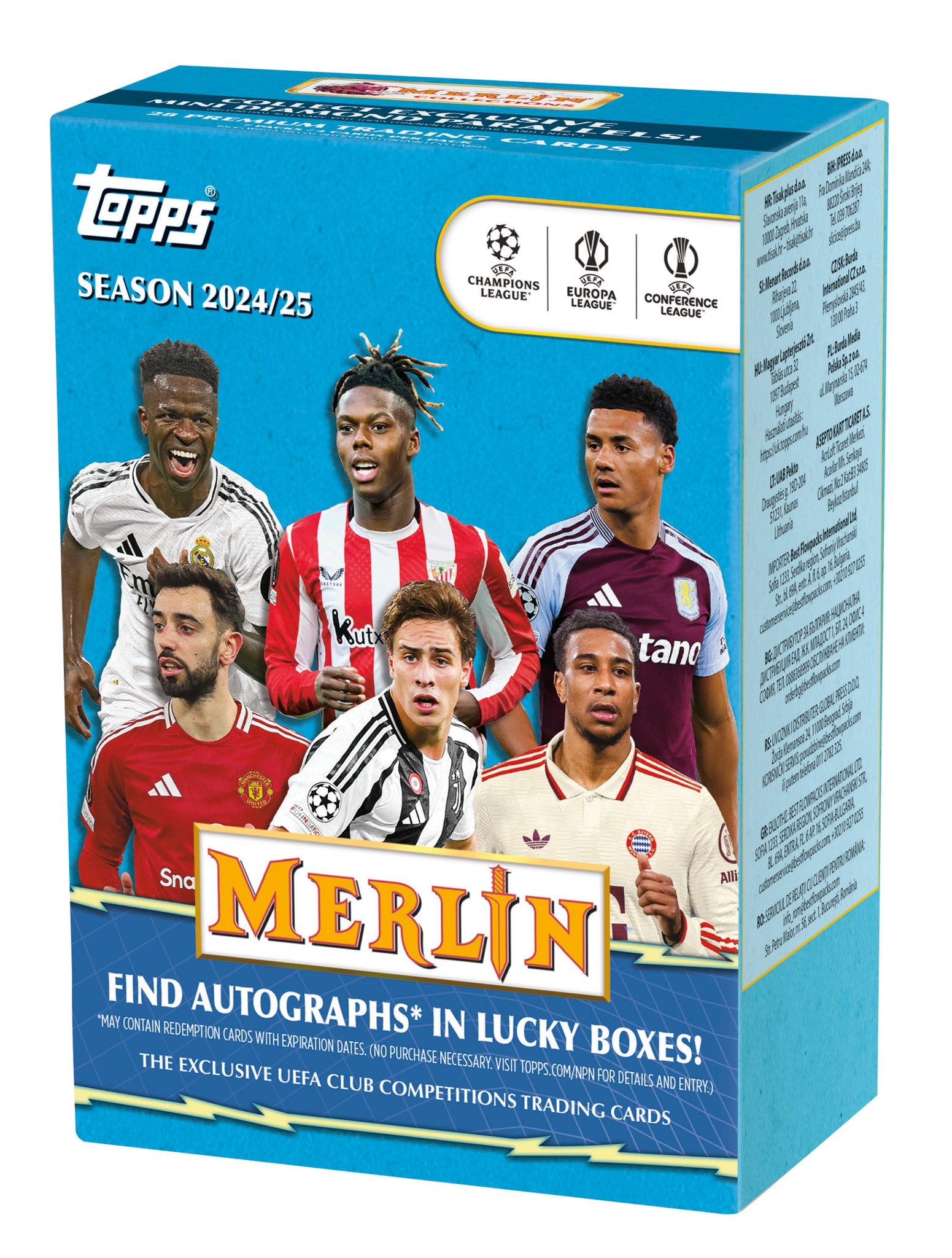 Topps Merlin Chrome UEFA 2024/25 - Value Box