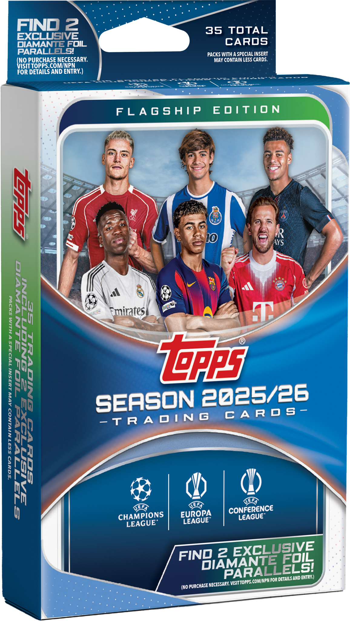 Topps UEFA Club Competitions Flagship 2025/26 - Hanger Pack