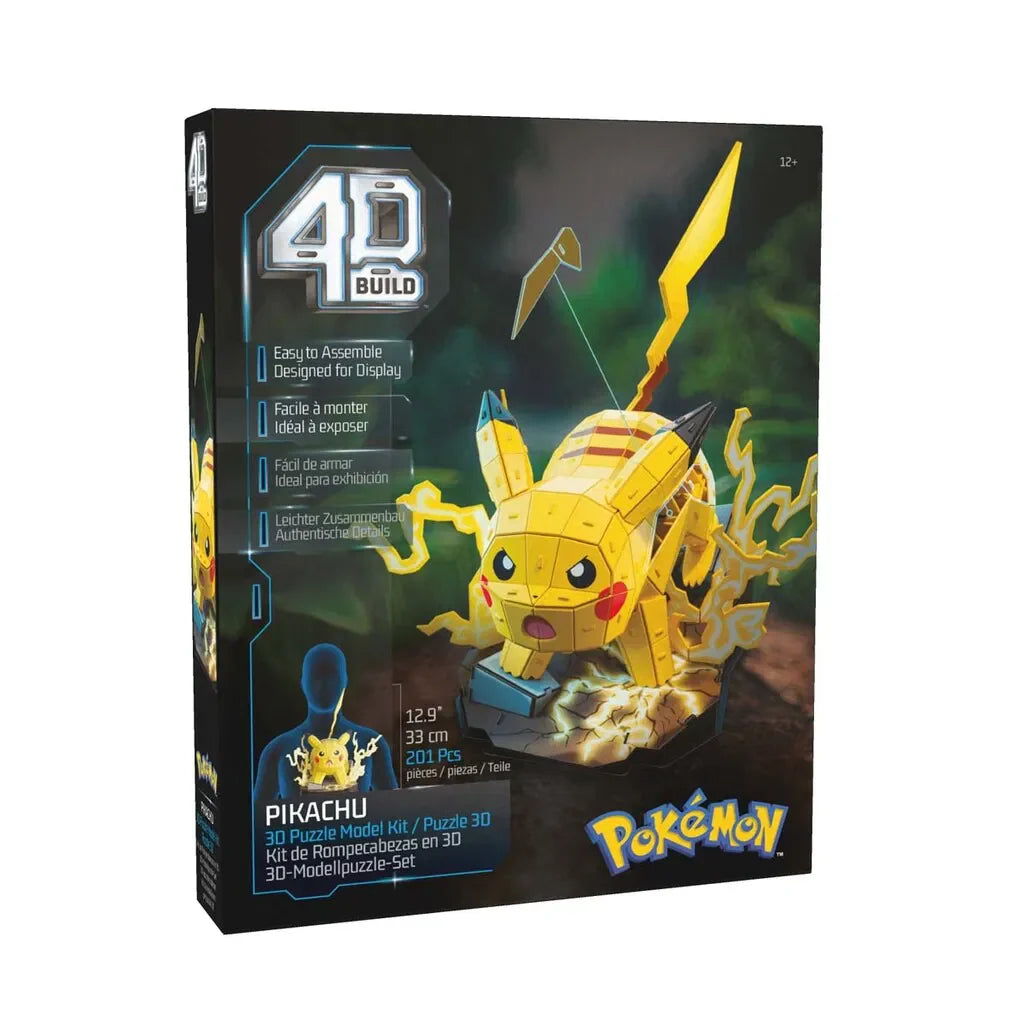 4D Puzzles Pokemon 30 cm - Pikachu (Puslespil)