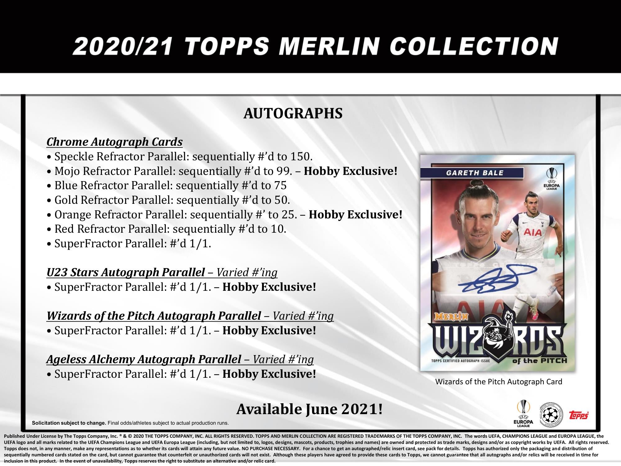 Topps Merlin UEFA Chrome 2020/21 - Value Box