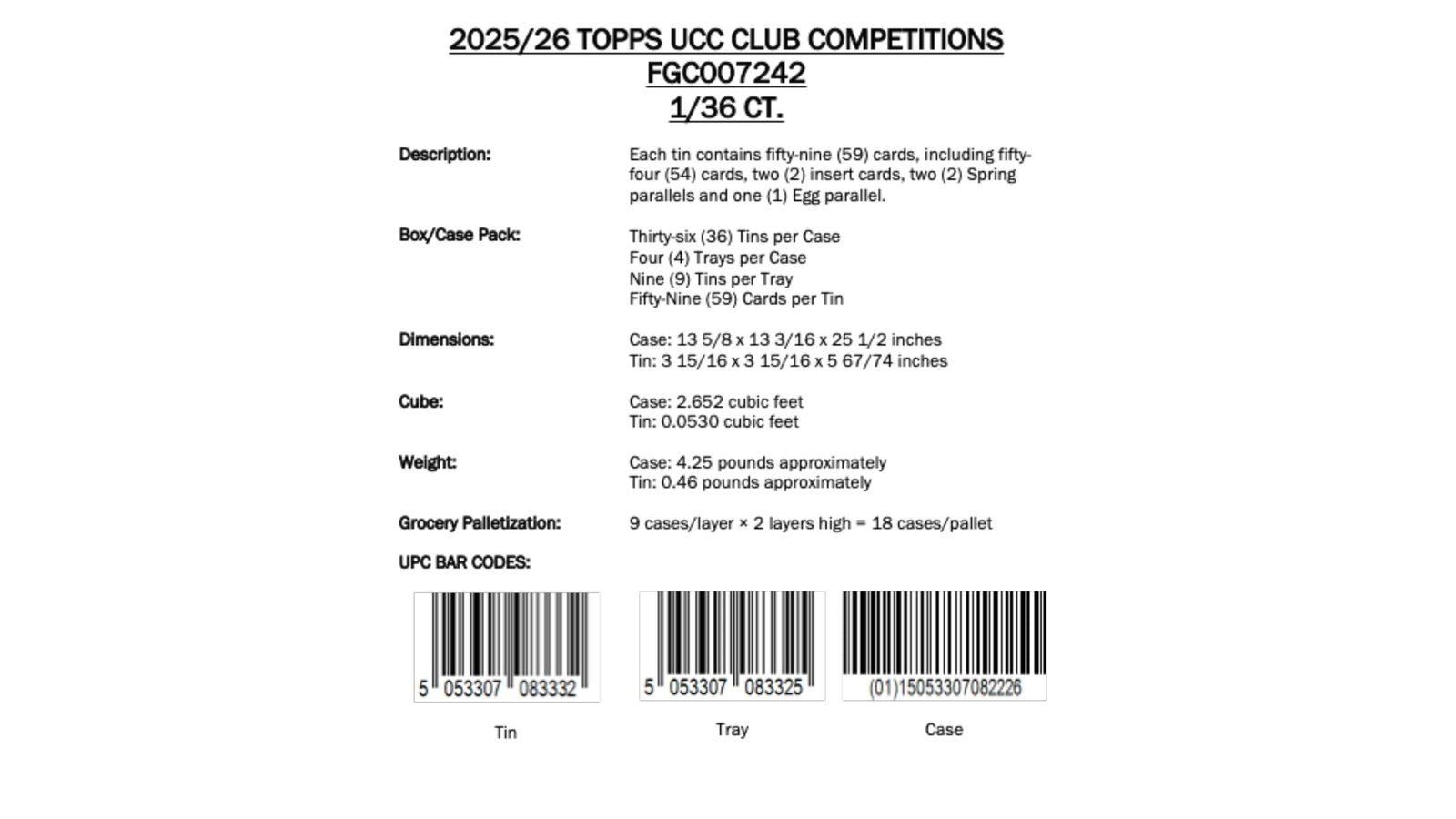 Topps UEFA Club Competitions Flagship 2025/26 - Spring Tin (Påskeæg)