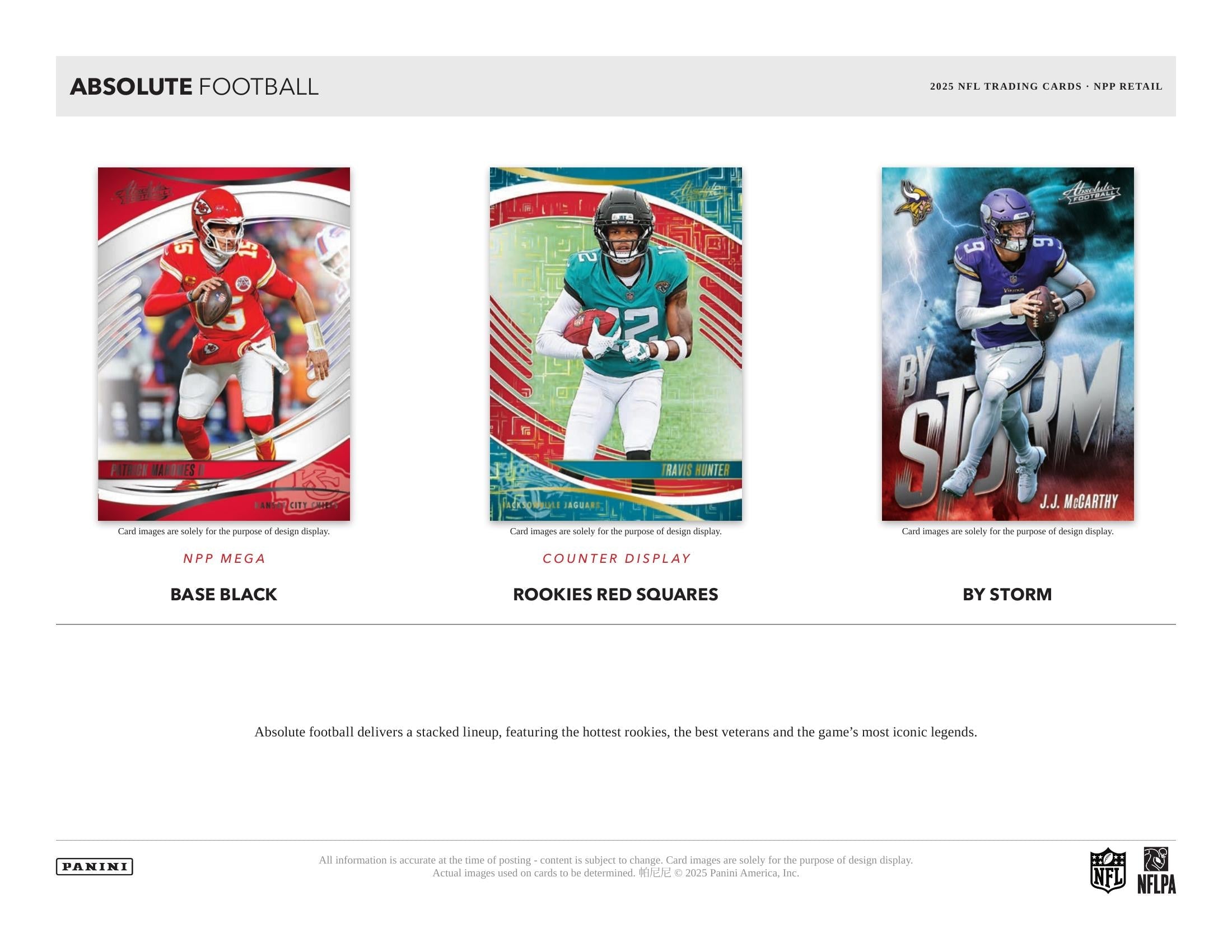 Panini Absolute Football 2025 - Retail Box