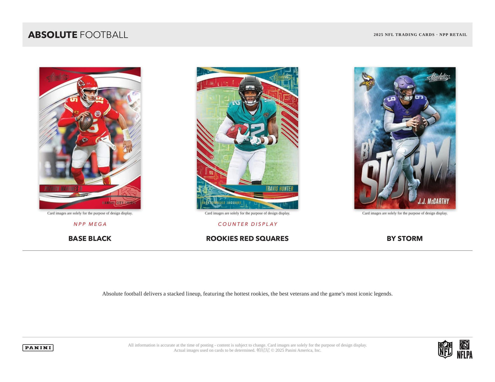 Panini Absolute Football 2025 - Blaster Box