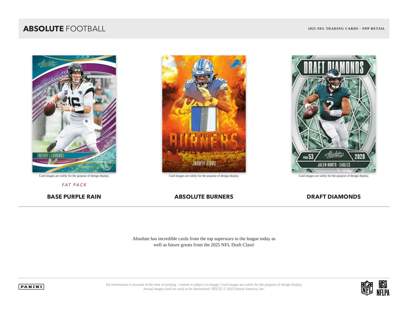 Panini Absolute Football 2025 - Mega Box