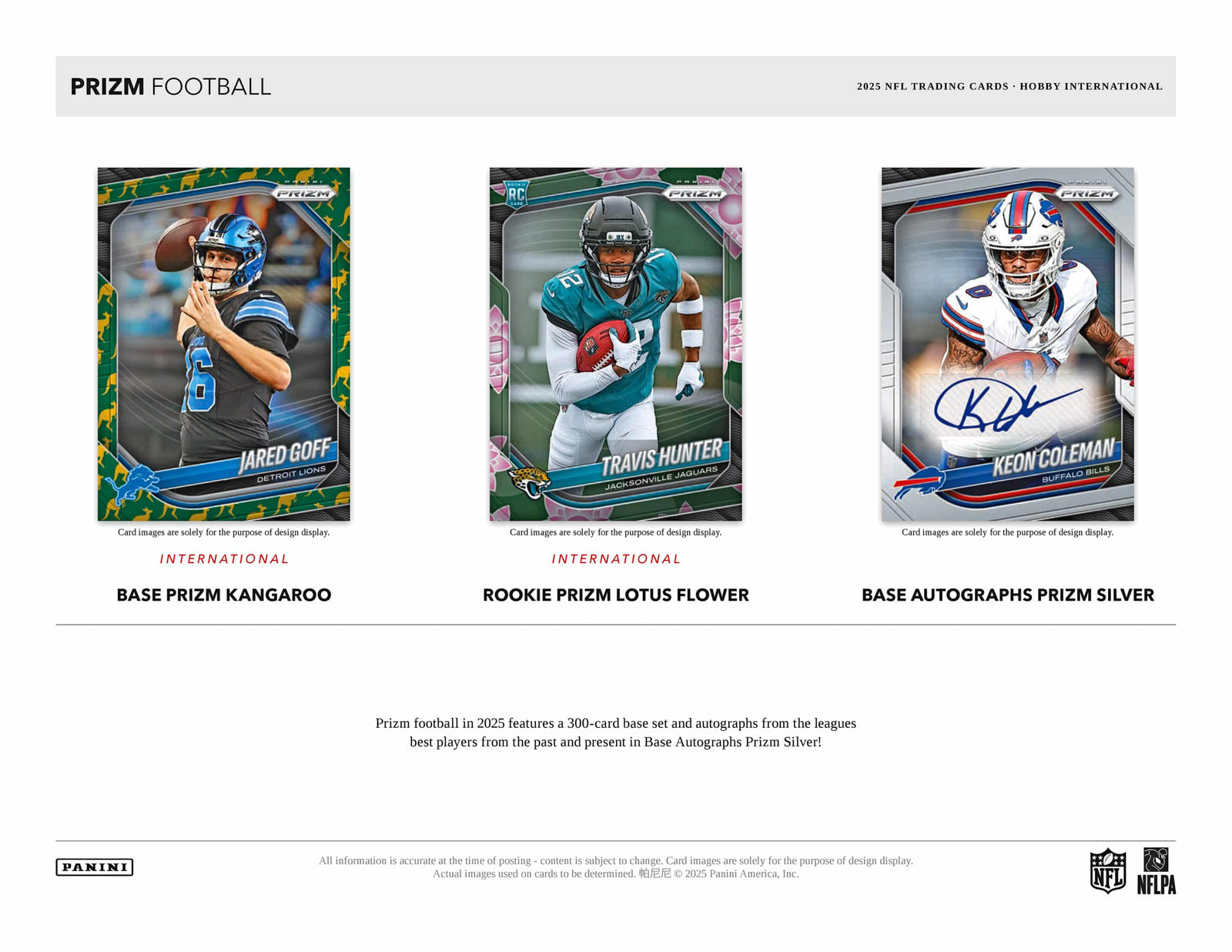 Panini Prizm Football 2025 - International Hobby Box