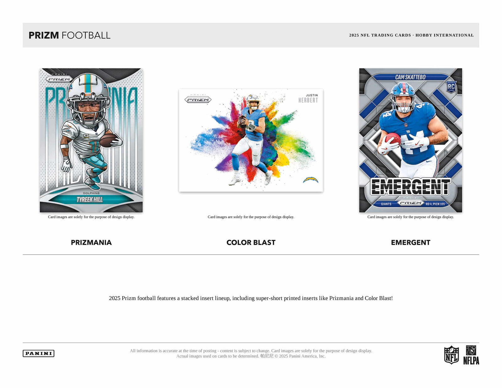 Panini Prizm Football 2025 - International Hobby Box
