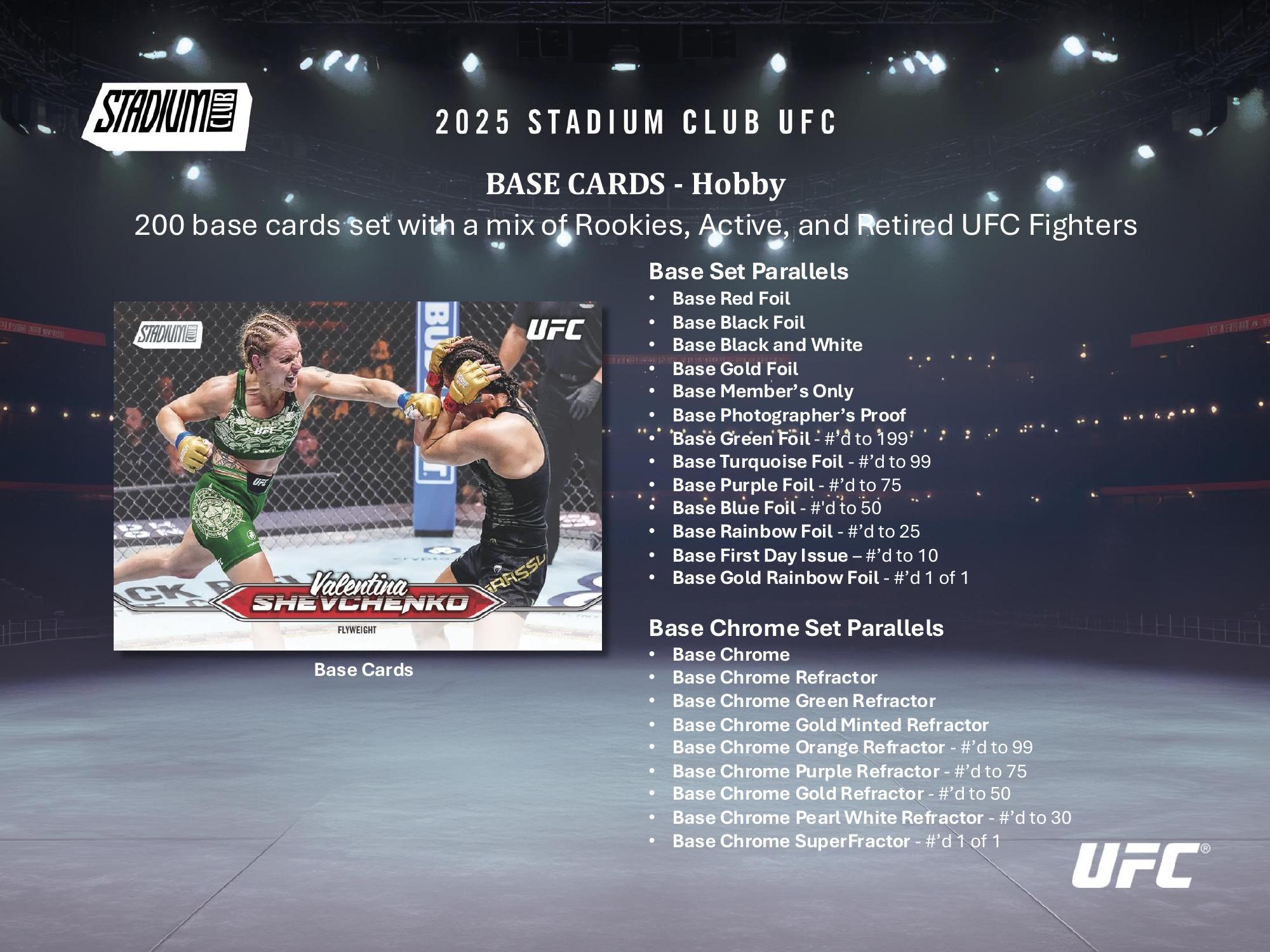 Topps Stadium Club UFC 2025 - Hobby Box
