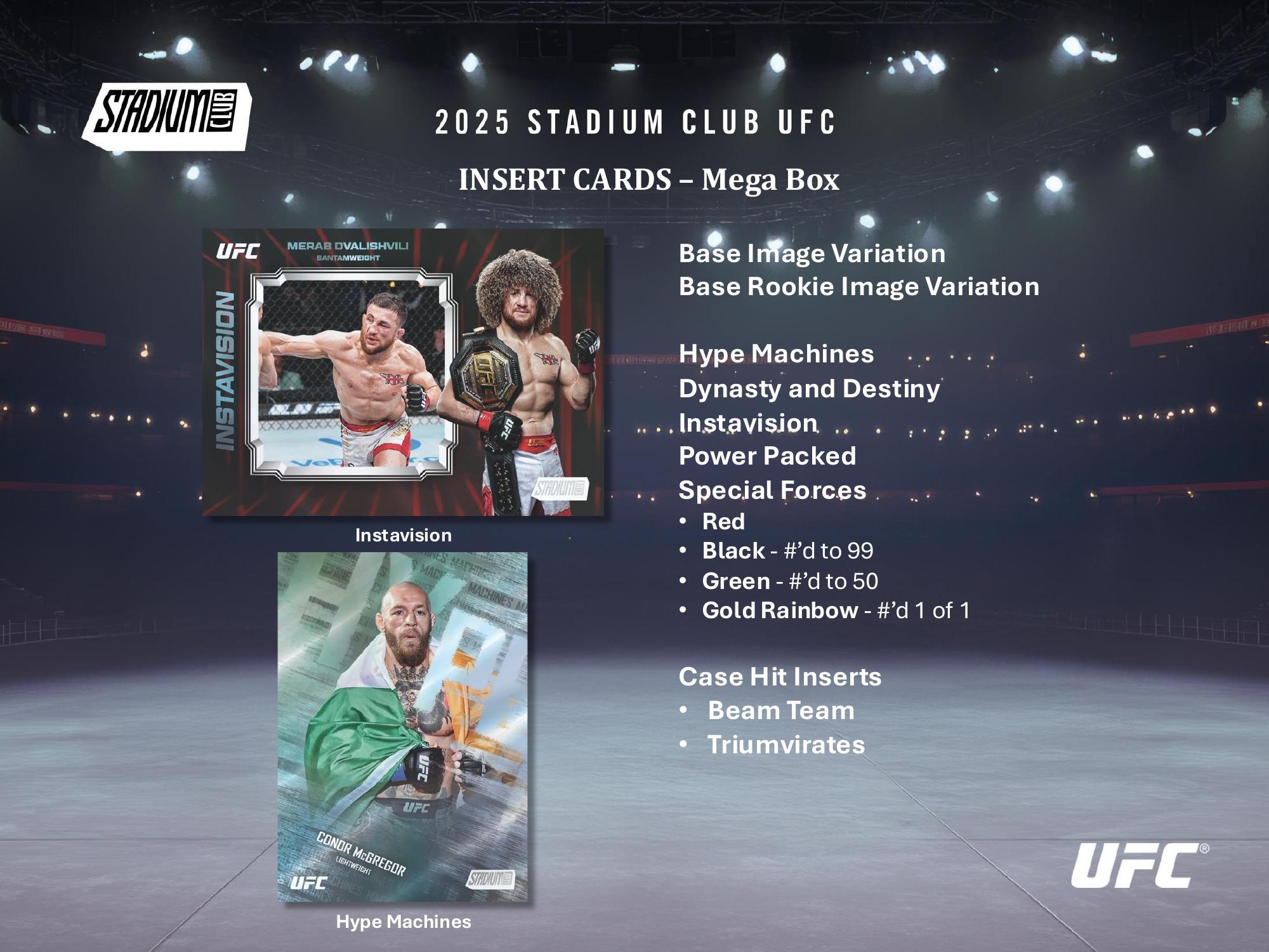 Topps Stadium Club UFC 2025 - Mega Box