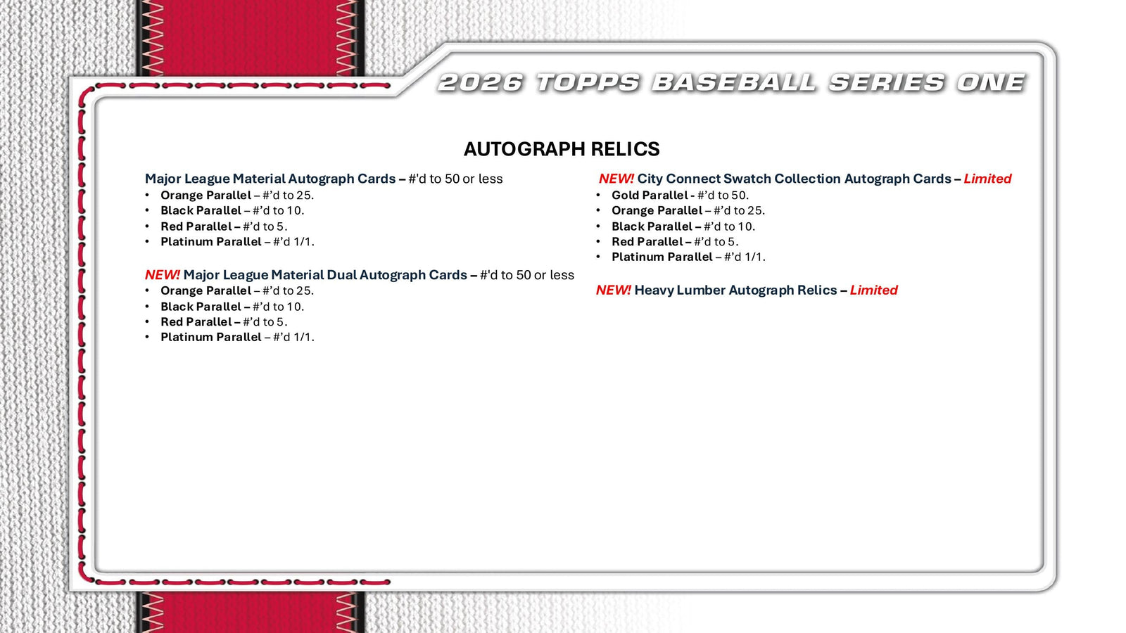 Topps MLB Baseball Series 1 2026 - Value Box