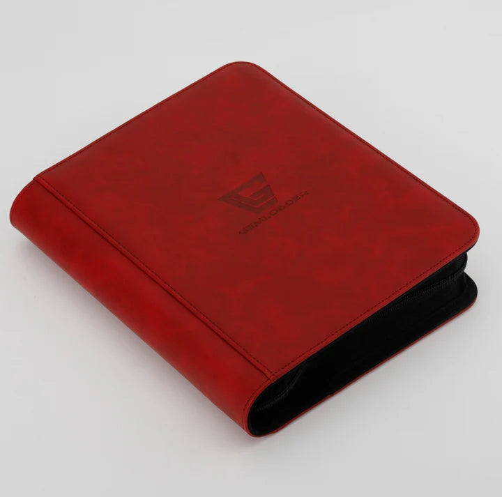 Gemloader Premium Toploader Binder 4-Pocket - Red
