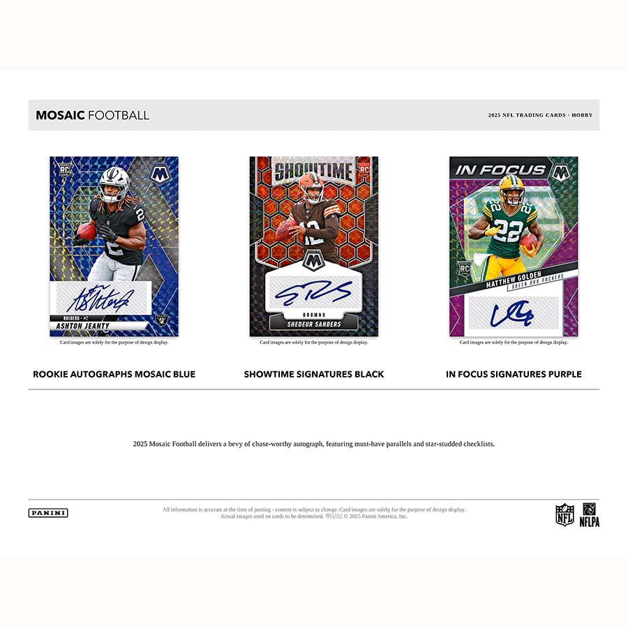 Panini Mosaic Football 2025 - Hobby Box