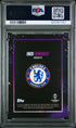 Enzo Fernandez Showcase-autograph-purple Topps UEFA Club Competitions Showtime 2024-25 PSA 9