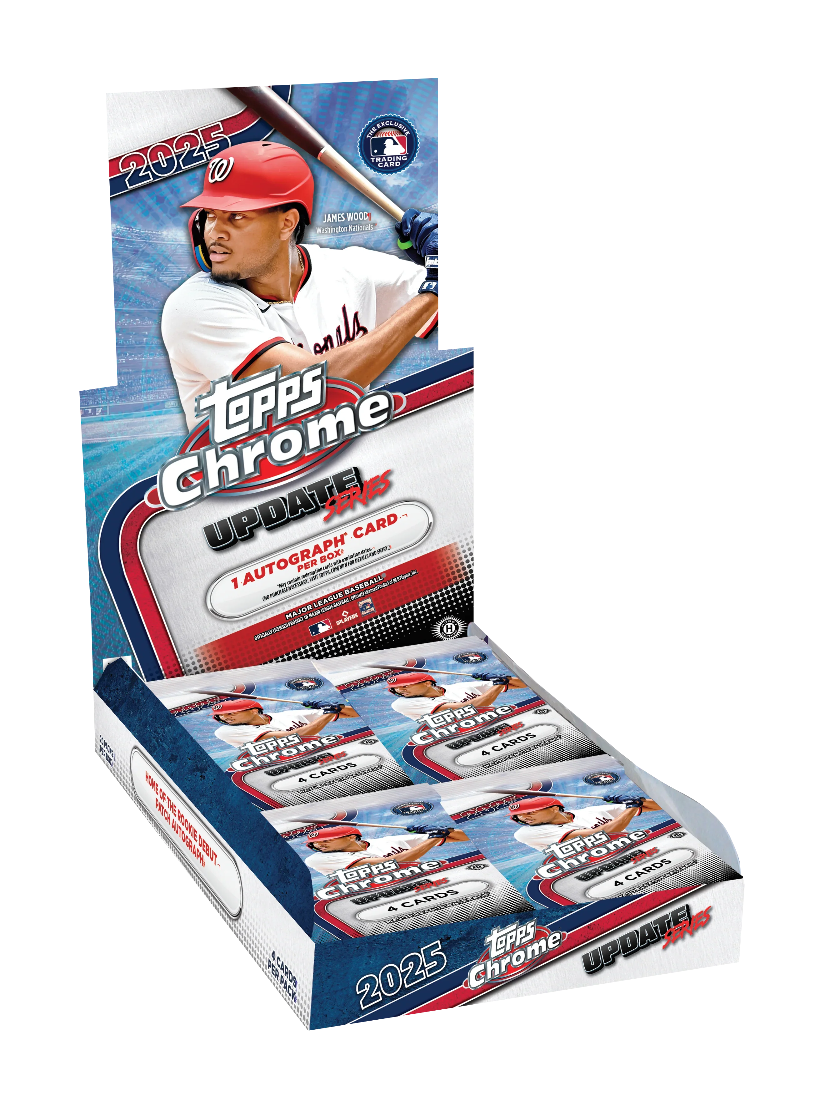 Topps Chrome Updates Baseball 2025 - Hobby Box