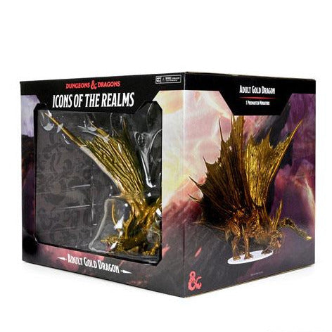 Dungeons & Dragons - Icons of the Realms - Adult Gold Dragon Premium Figure