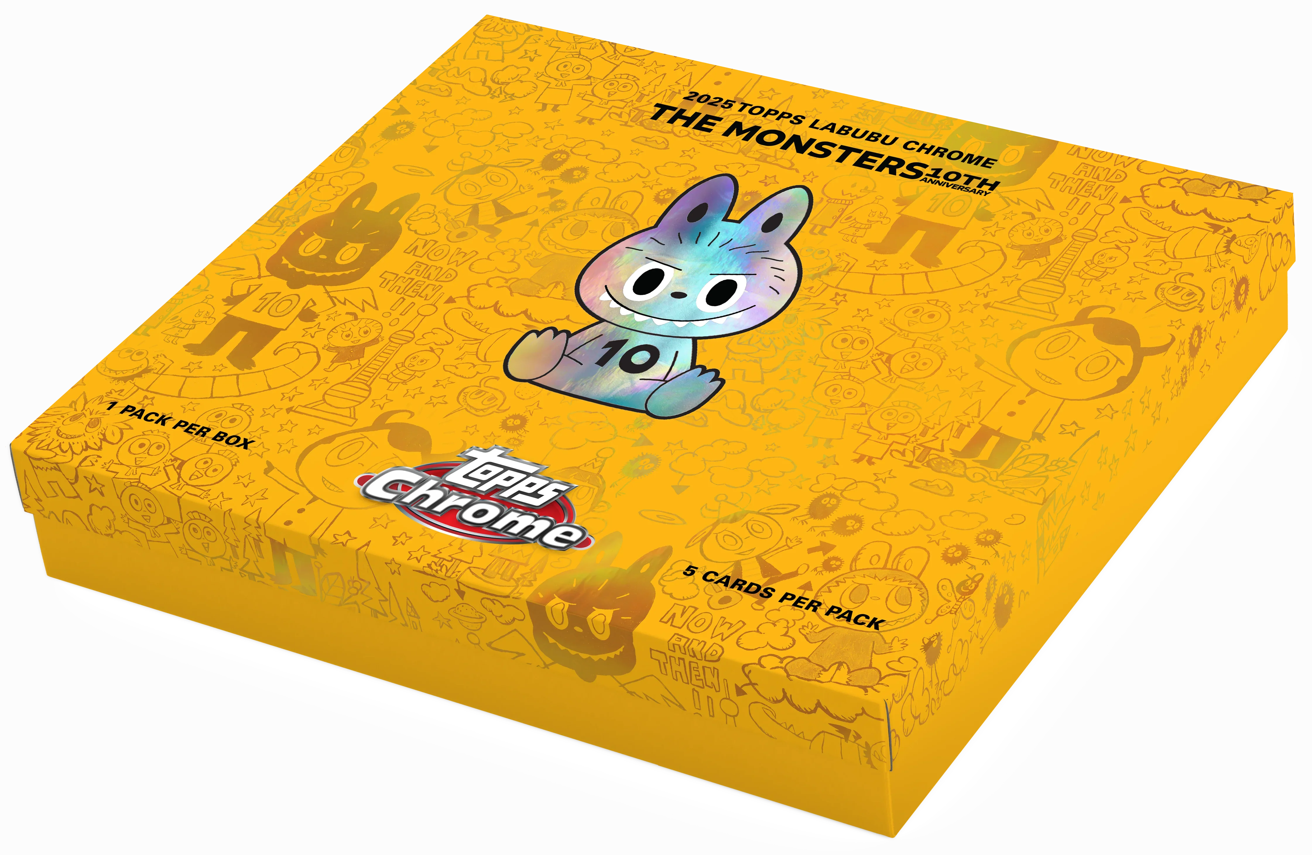 Topps Labubu Chrome 10th Anniversary - Hobby Box