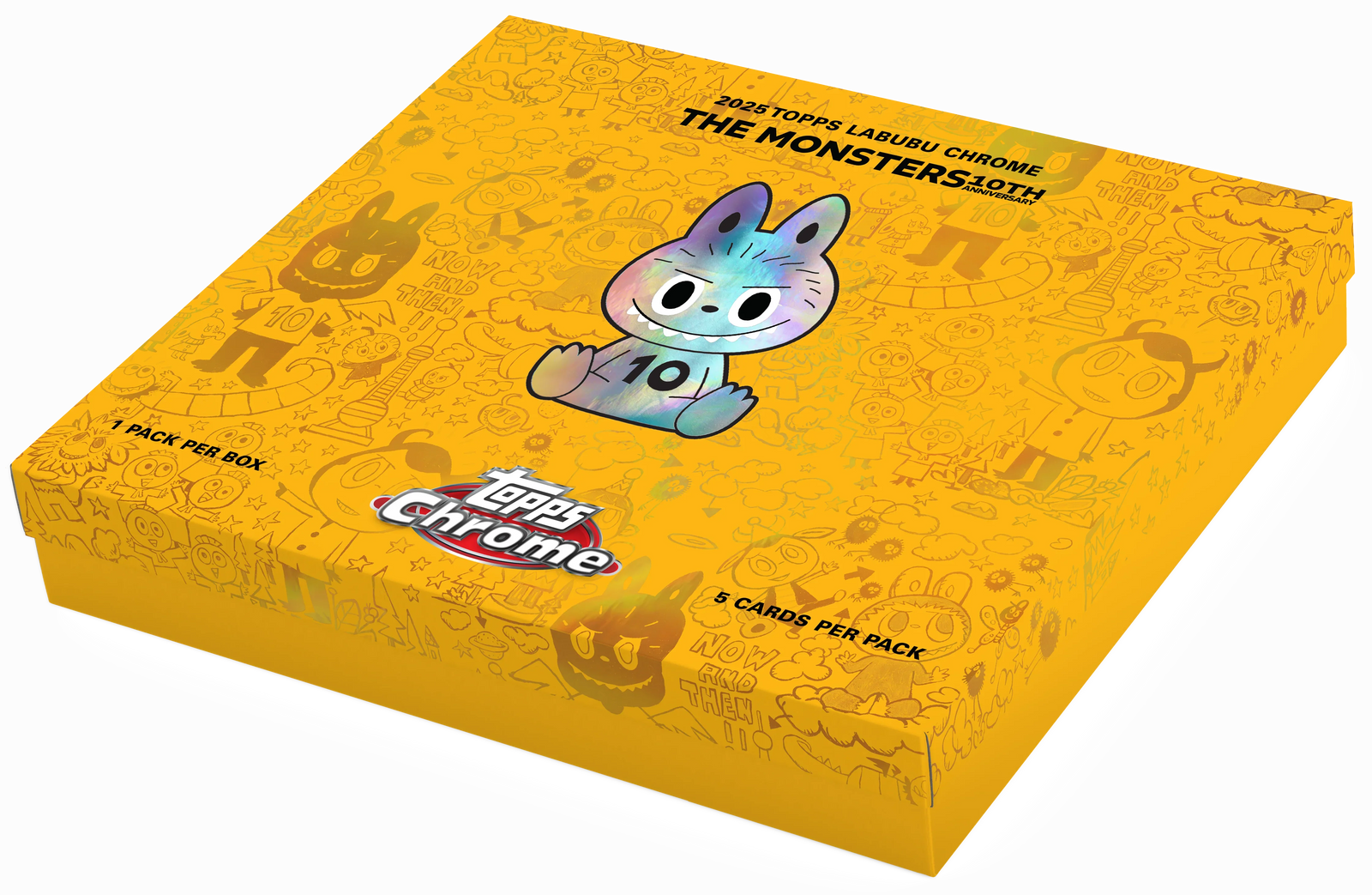 Topps Labubu Chrome 10th Anniversary - Hobby Box