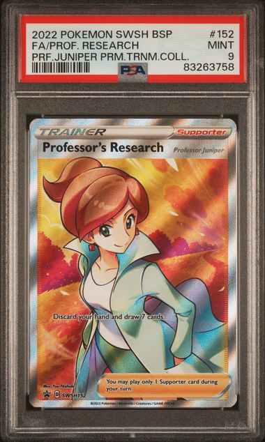 Professor's Research #SWSH152 PSA 9 [SWSH Promos]