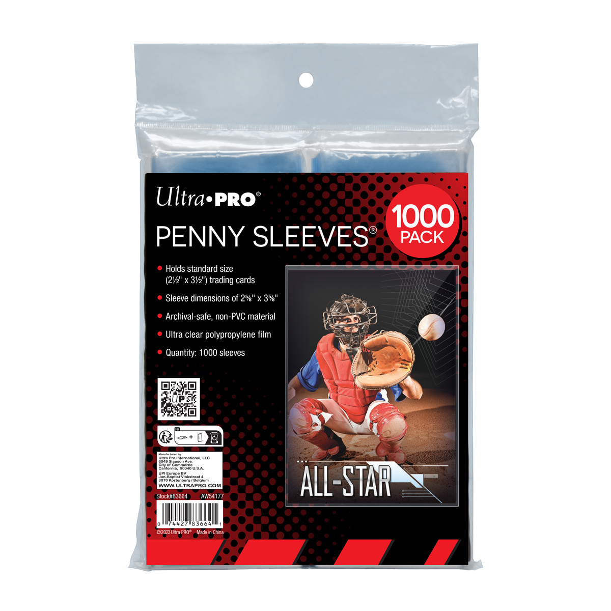 Ultra PRO Soft Card Sleeves (Penny Sleeves) (1000)