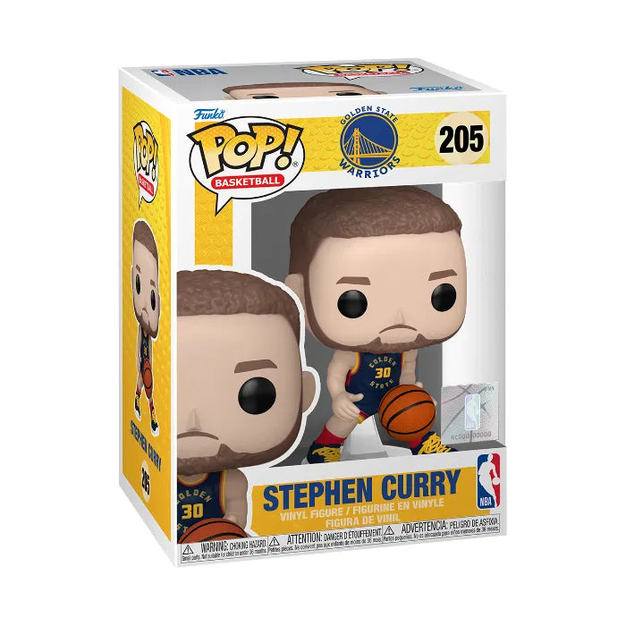 Funko POP! - NBA Golden State Warriors - Stephen Curry #205