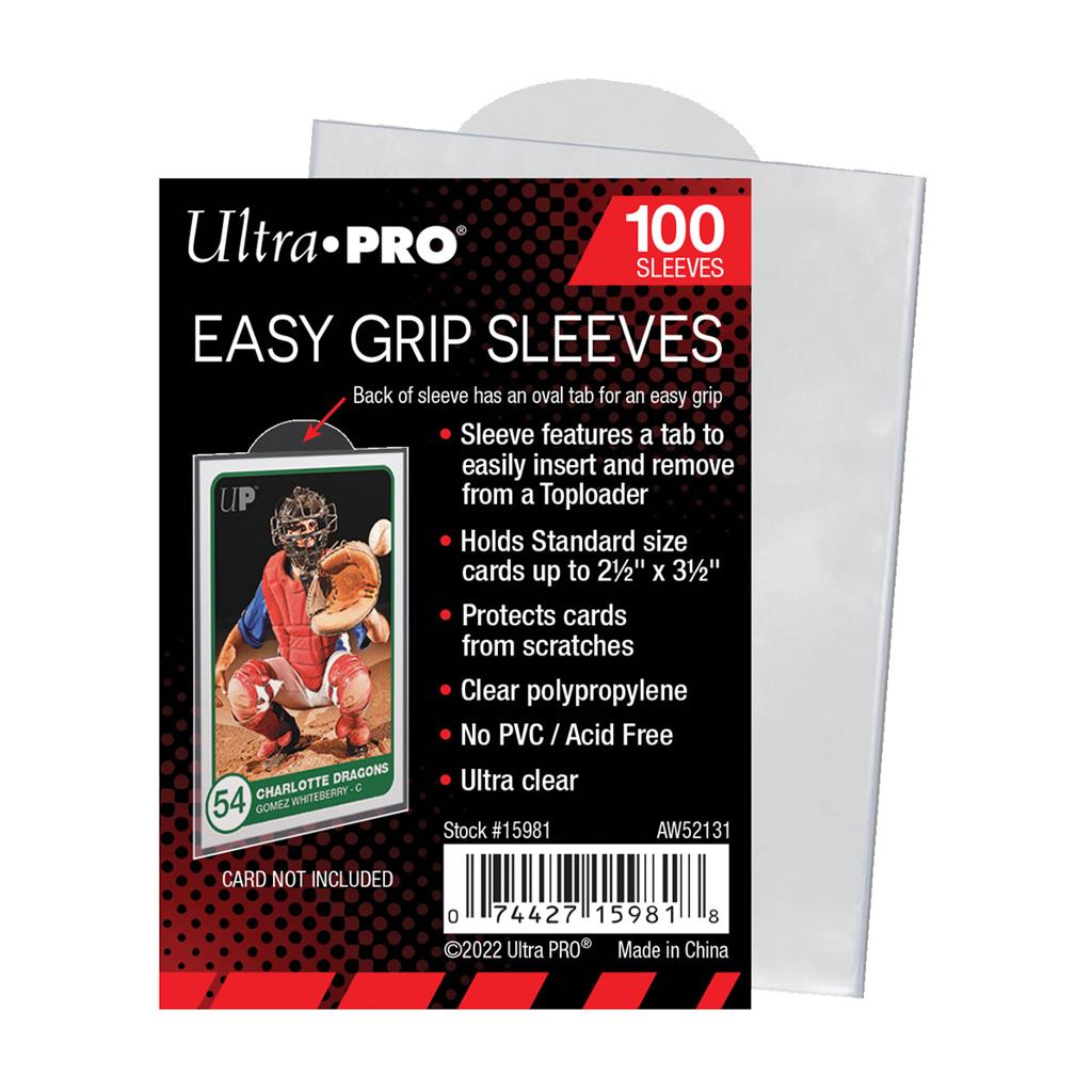 Ultra PRO 2.5" X 3.5" Easy Grip Sleeves (100)
