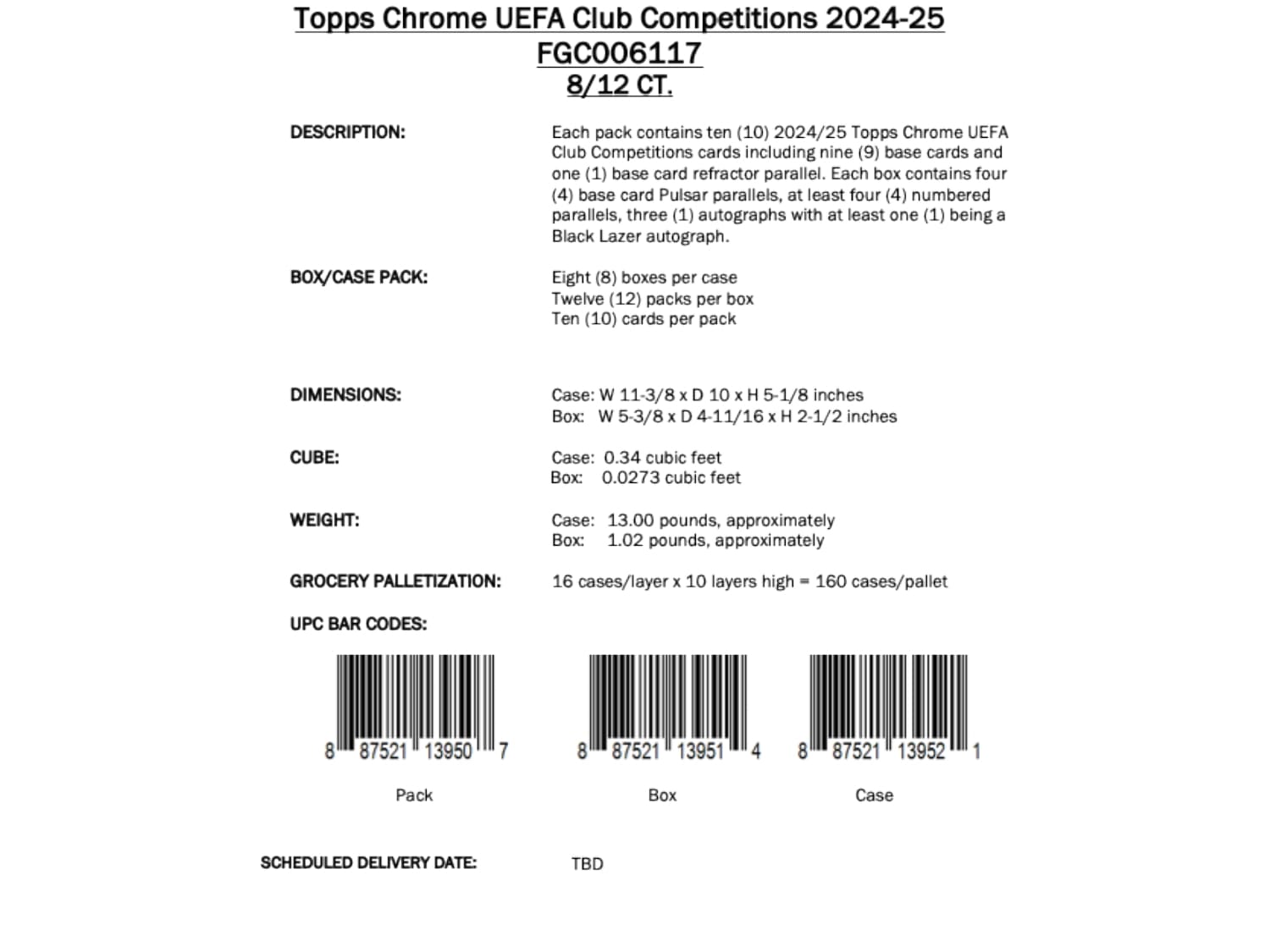 Topps Chrome UEFA Club Competitions 2024/25 - Jumbo Box