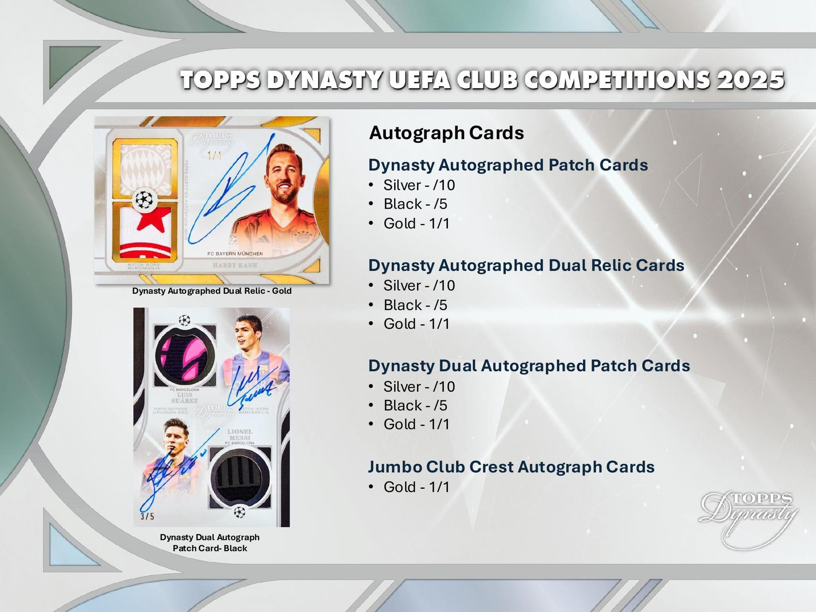 Topps Dynasty UEFA Champions League 2024/25 - Hobby Box