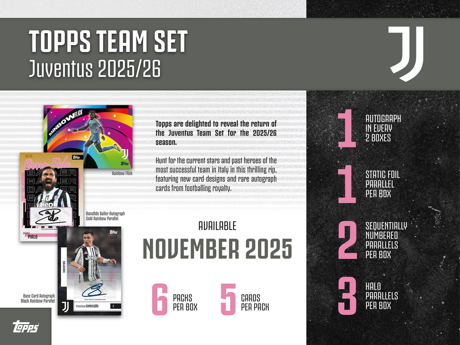 Topps Juventus Team Set 2025/26