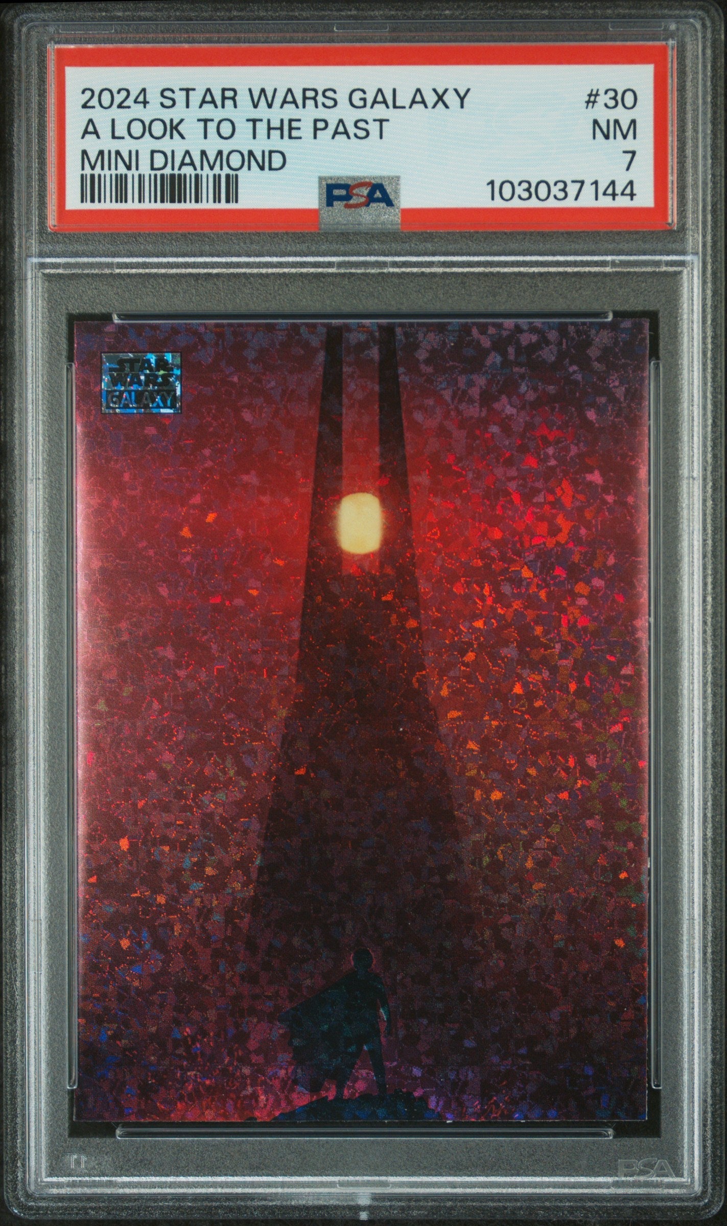 A Look To The Past [Mini Diamond] #30 PSA 7 [Topps Chrome Star Wars Galaxy 2024]