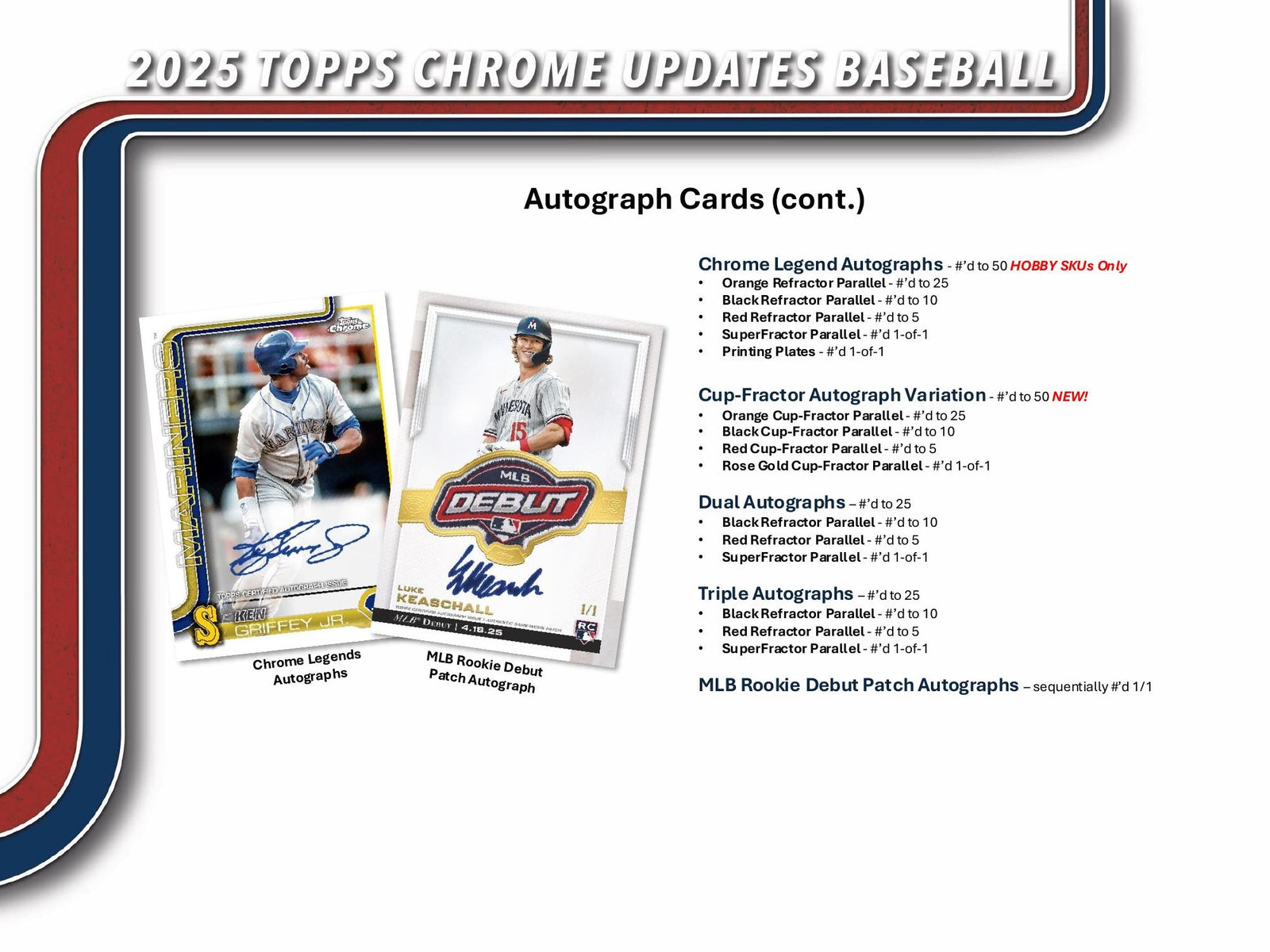 Topps Chrome Updates Baseball 2025 - Hobby Box