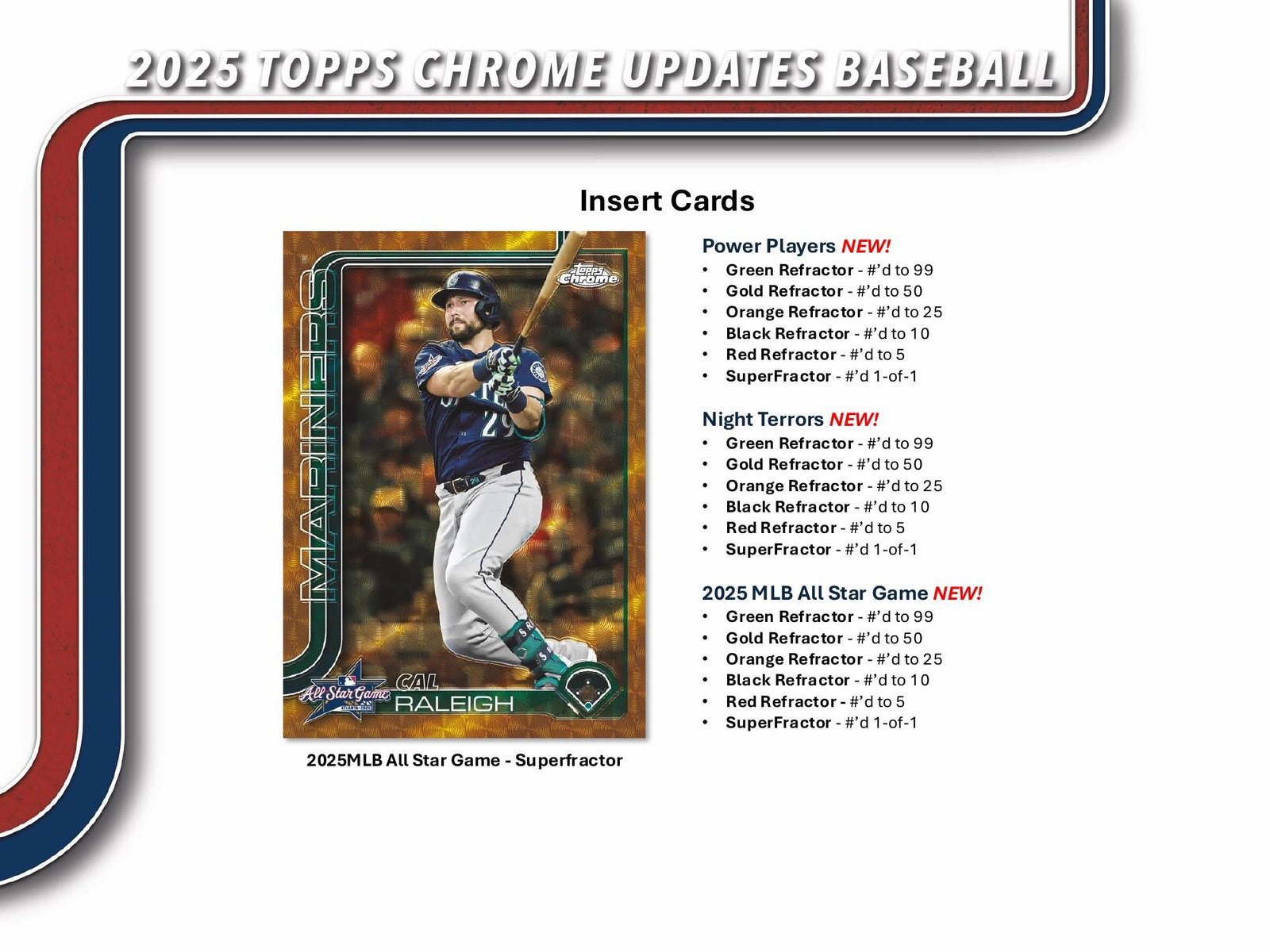 Topps Chrome Updates Baseball 2025 - Hobby Box