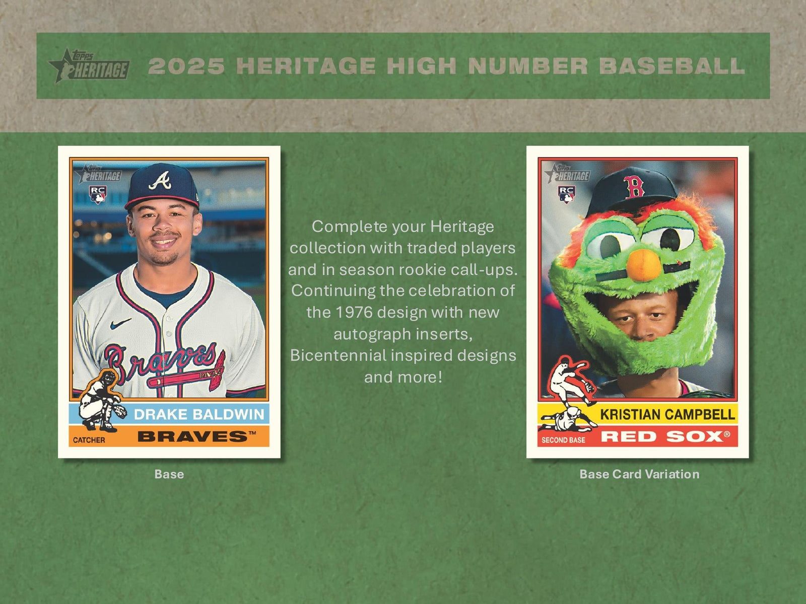 Topps Heritage High Number Baseball 2025 - Hobby Box