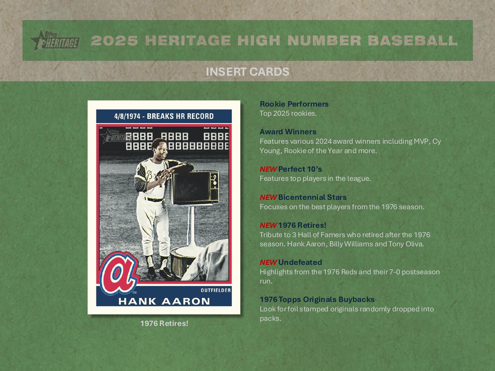 Topps Heritage High Number Baseball 2025 - Hobby Box