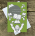 Postkort: I Support Your Book Hoarding (med kuvert)