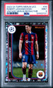 Robert Lewandowski #34 Vintage Merlin Refractor Topps Merlin UEFA Club Competitions 2023-24 PSA 9
