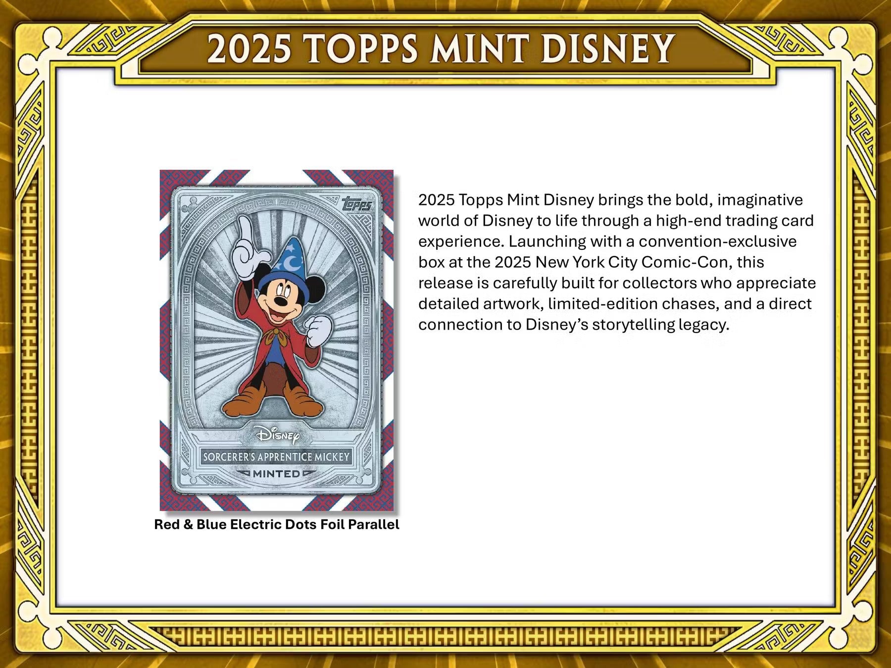 Topps Disney Mint 2025 - Hobby Box
