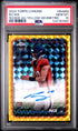 Bo Nix [Rookie Auto Yellow Geometric] #RABNI PSA 10 [Topps Chrome Football 2024]