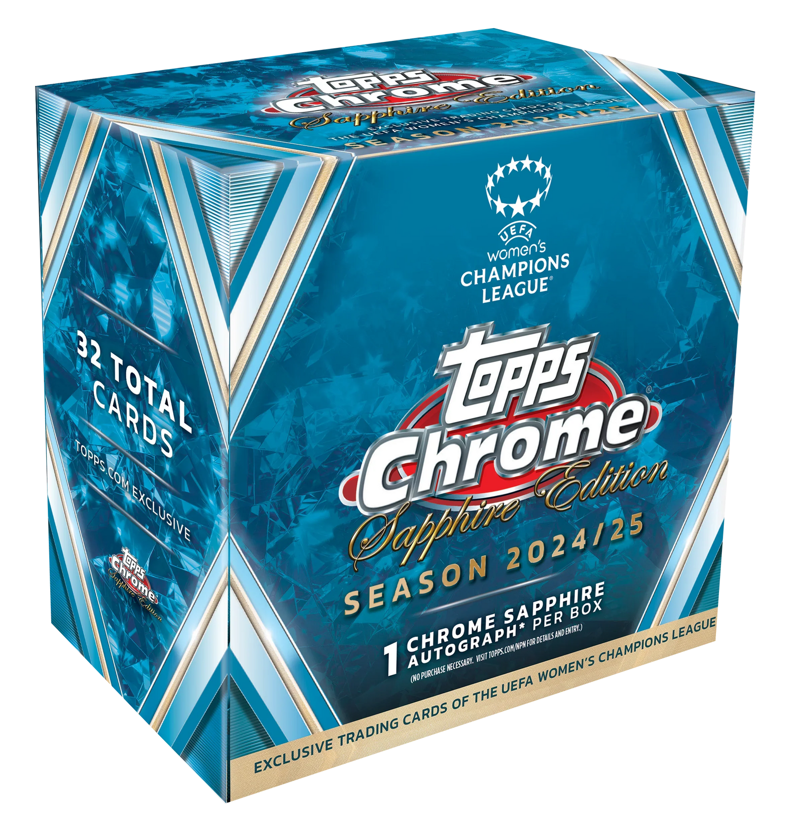 Topps Chrome Sapphire UEFA Women's Champions League 2024/25 - Hobby Box