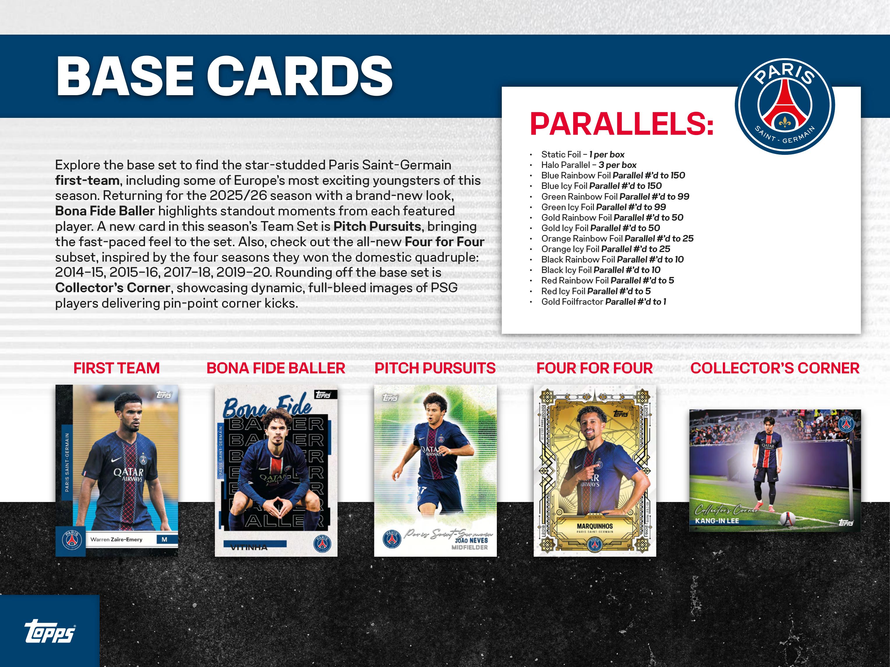 Topps Paris Saint-Germain Team Set 2025/26