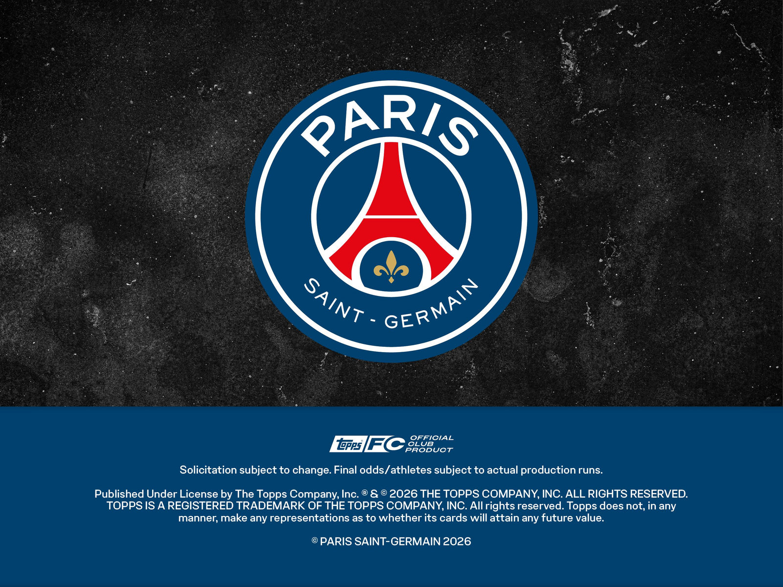 Topps Paris Saint-Germain Team Set 2025/26